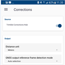 Trimble Catalyst Corrections